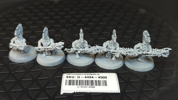 Age of Sigmar Fyreslayers Hearthguard x5