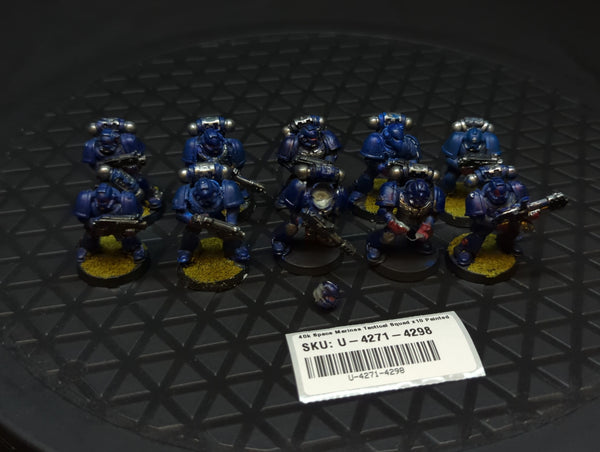 Warhammer 40k Space Marines Tactical Squad x10 Painted