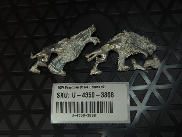 The Old World Beastmen Chaos Hounds x2