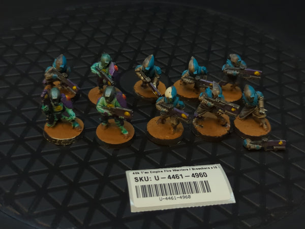 Warhammer 40k T'au Empire Fire Warriors / Breachers x10 Painted
