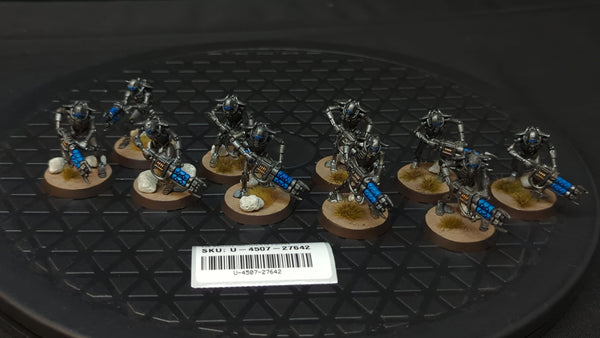 Warhammer 40k Necrons Warriors x10 Painted