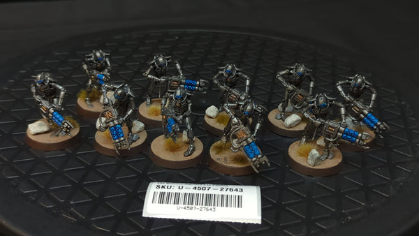 Warhammer 40k Necrons Warriors x10 Painted