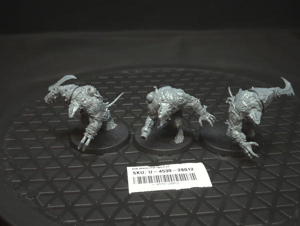Age of Sigmar Skaven Rat Ogors x3