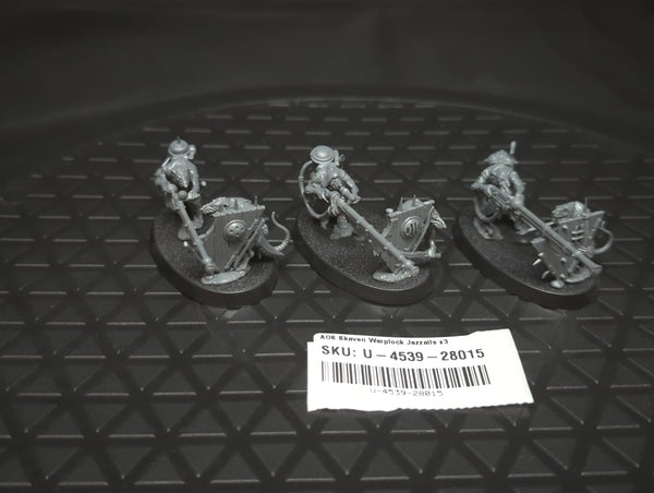 Age of Sigmar Skaven Warplock Jezzails x3