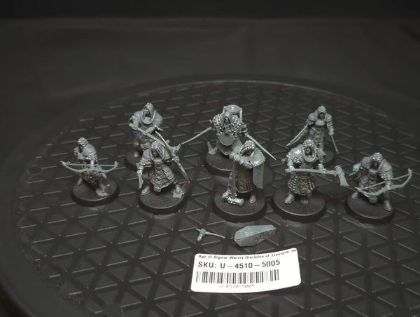 Age of Sigmar Warcry Disciples of Tzeentch Jade Obelisk x9