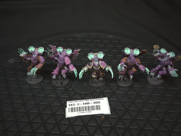Chaos space marine Warp Talons x5 Painted