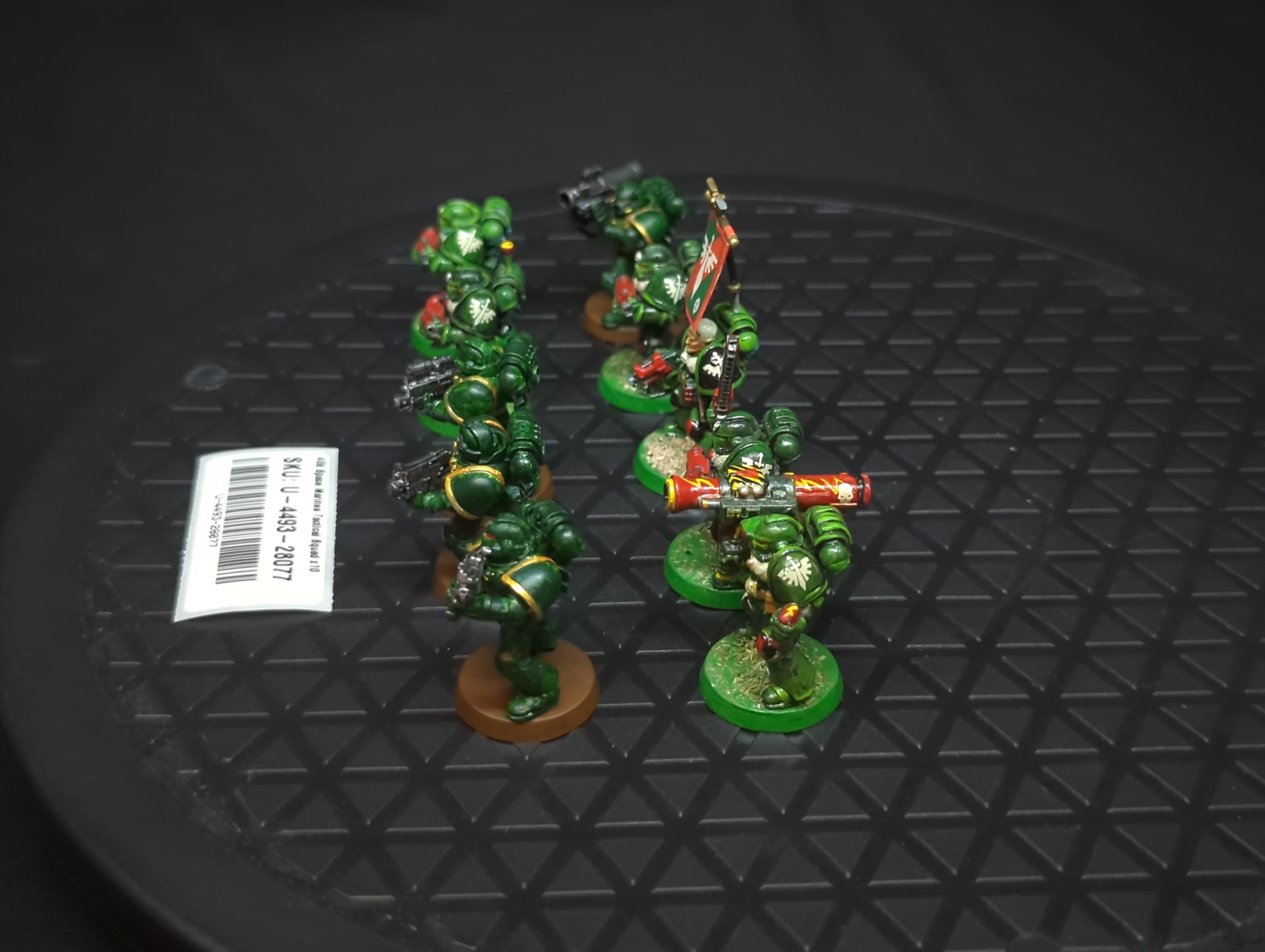 Warhammer 40k Space Marines Tactical Squad x10
