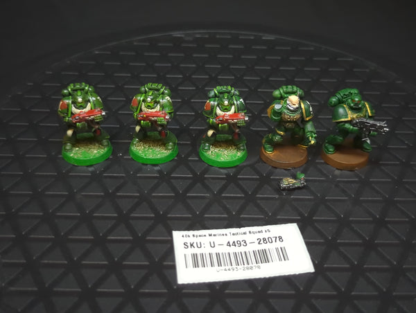 Warhammer 40k Space Marines Tactical Squad x5