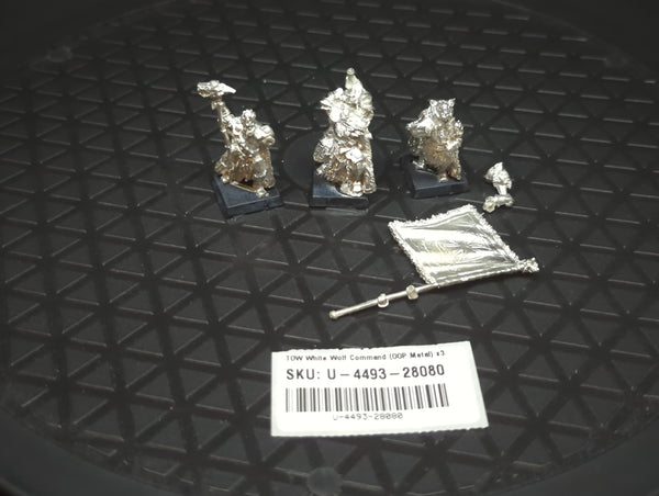 The Old World White Wolf Command (OOP Metal) x3