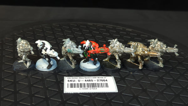 Warhammer 40k Aeldari Warp Spiders (OOP Metal) x7