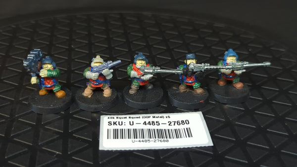 Warhammer 40k Squat Squad (OOP Metal) x5