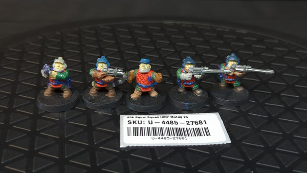 Warhammer 40k Squat Squad (OOP Metal) x5