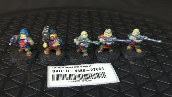 Warhammer 40k Squat Squad (OOP Metal) x5
