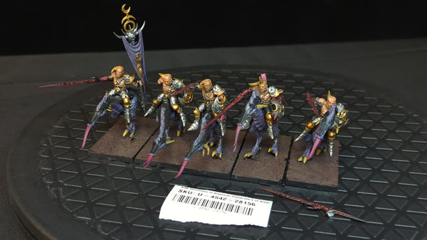 Age of Sigmar Hedonites of Slaanesh Hellstriders of Slaanesh x5 Painted