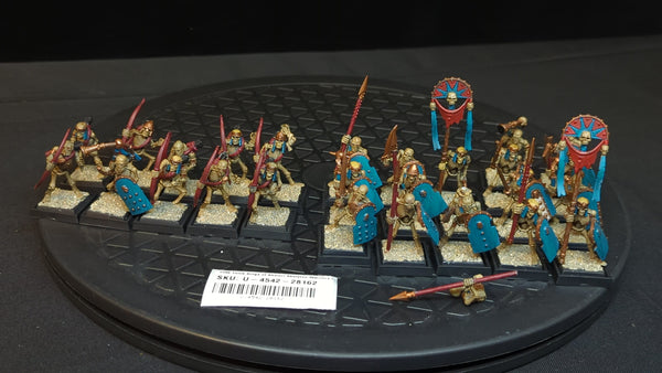 The Old World Tomb Kings of Khemri Skeleton Warriors / Skeleton Archers x28 Painted