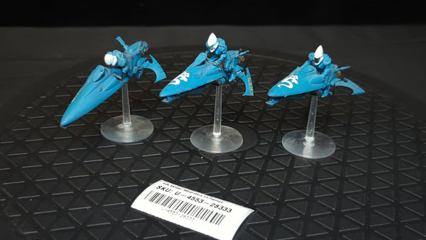 Warhammer 40k Aeldari Windriders x3 Painted
