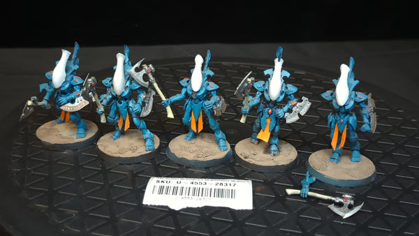 Warhammer 40k Aeldari Wraithguard / Wraithblades — Wraithblades x5 Painted