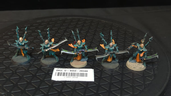 Warhammer 40k Drukhari Incubi x5 Painted
