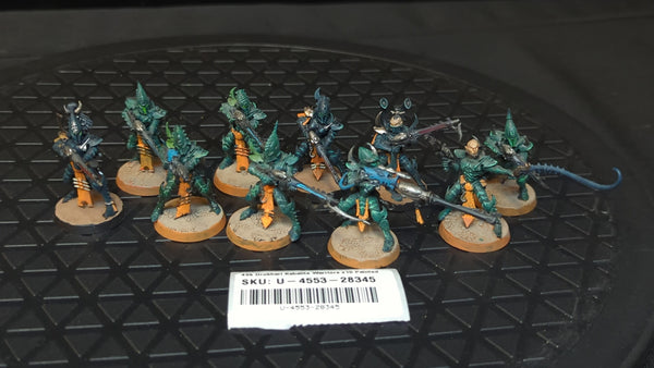 Warhammer 40k Drukhari Kabalite Warriors x10 Painted