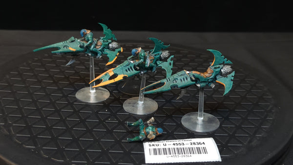 Warhammer 40k Drukhari Reavers x3 Painted