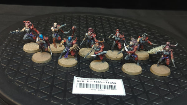 Warhammer 40k Drukhari Wyches x10 Painted