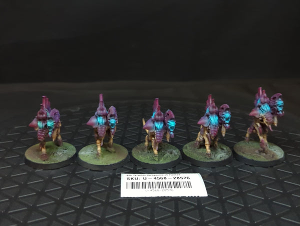 Warhammer 40k Tyranids Barbgaunts x5 Painted