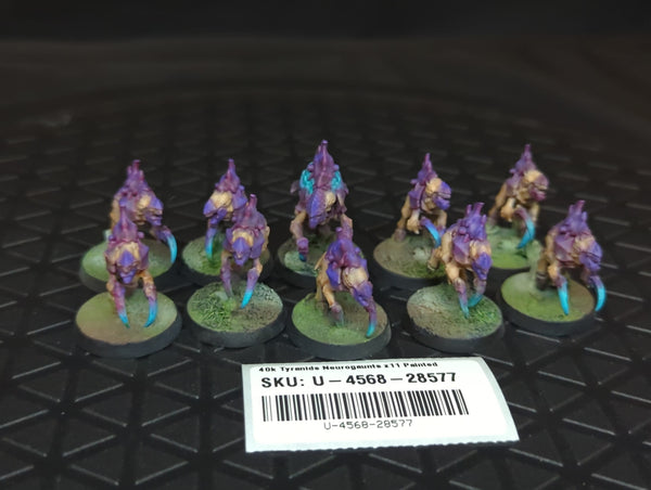 Warhammer 40k Tyranids Neurogaunts x11 Painted