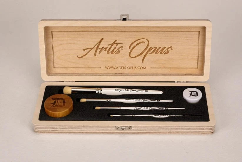 Artis Opus Series D Dry Brush Set (4brushes) paint brushes