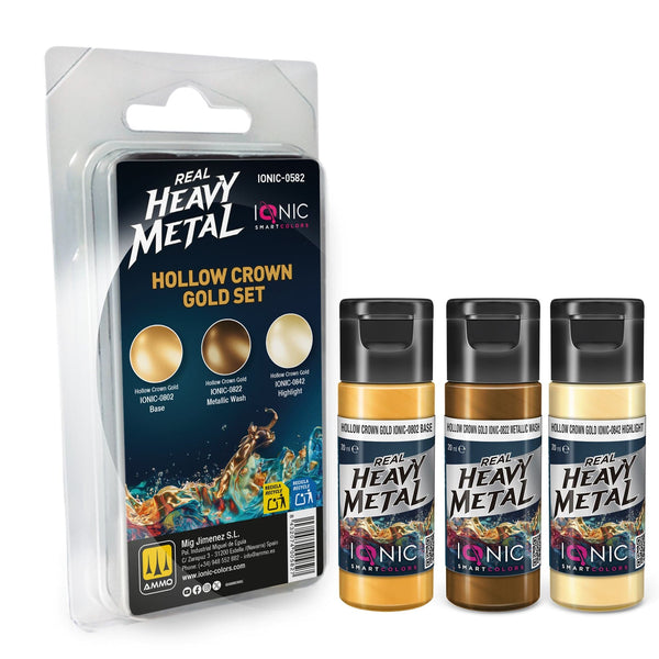 IONIC Smart Colors - Heavy Metal Hollow Crown Gold Set