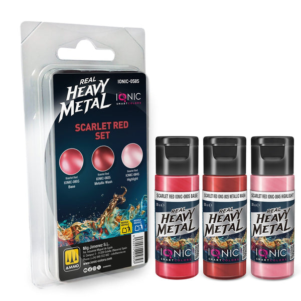 IONIC Smart Colors - Heavy Metal Scarlet Red Set