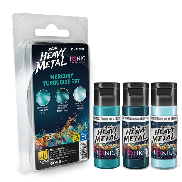 IONIC Smart Colors - Heavy Metal Mercury Turquoise Set