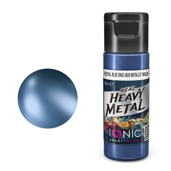 IONIC Smart Colors - Heavy Metal Royal Blue  Metallic Wash 20ml