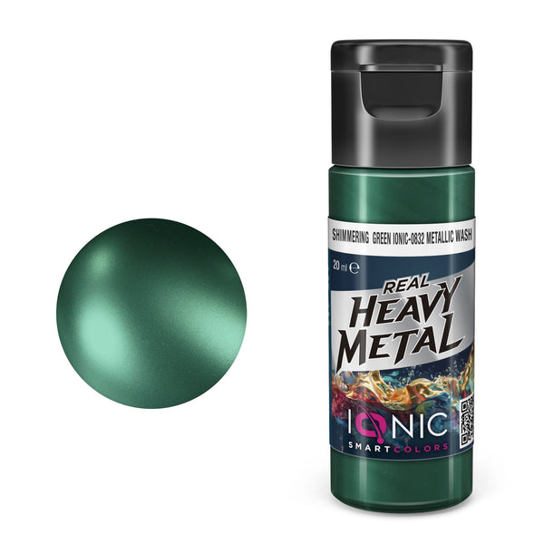 IONIC Smart Colors - Heavy Metal Shimmering Green  Metallic Wash 20ml