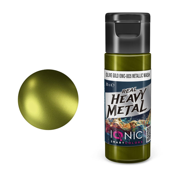 IONIC Smart Colors - Heavy Metal Olive Gold  Metallic Wash 20ml