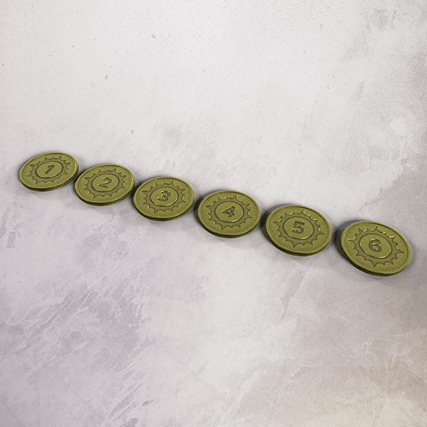 One Page Rules Metal Objective Markers