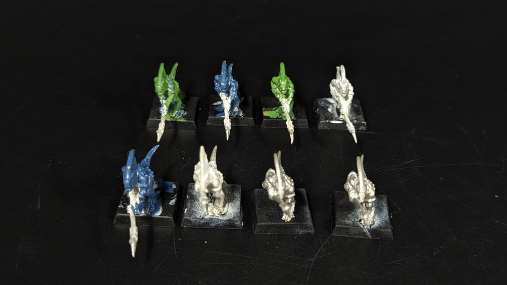 Age of Sigmar Seraphon Skinks metal x8