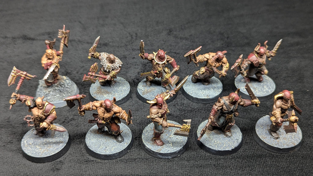 Age of Sigmar Blades of Khorne Bloodreavers x10 Painted