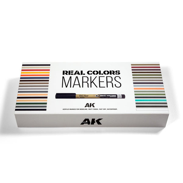 AK Interactive Real Colors Markers full kit - 34 colors
