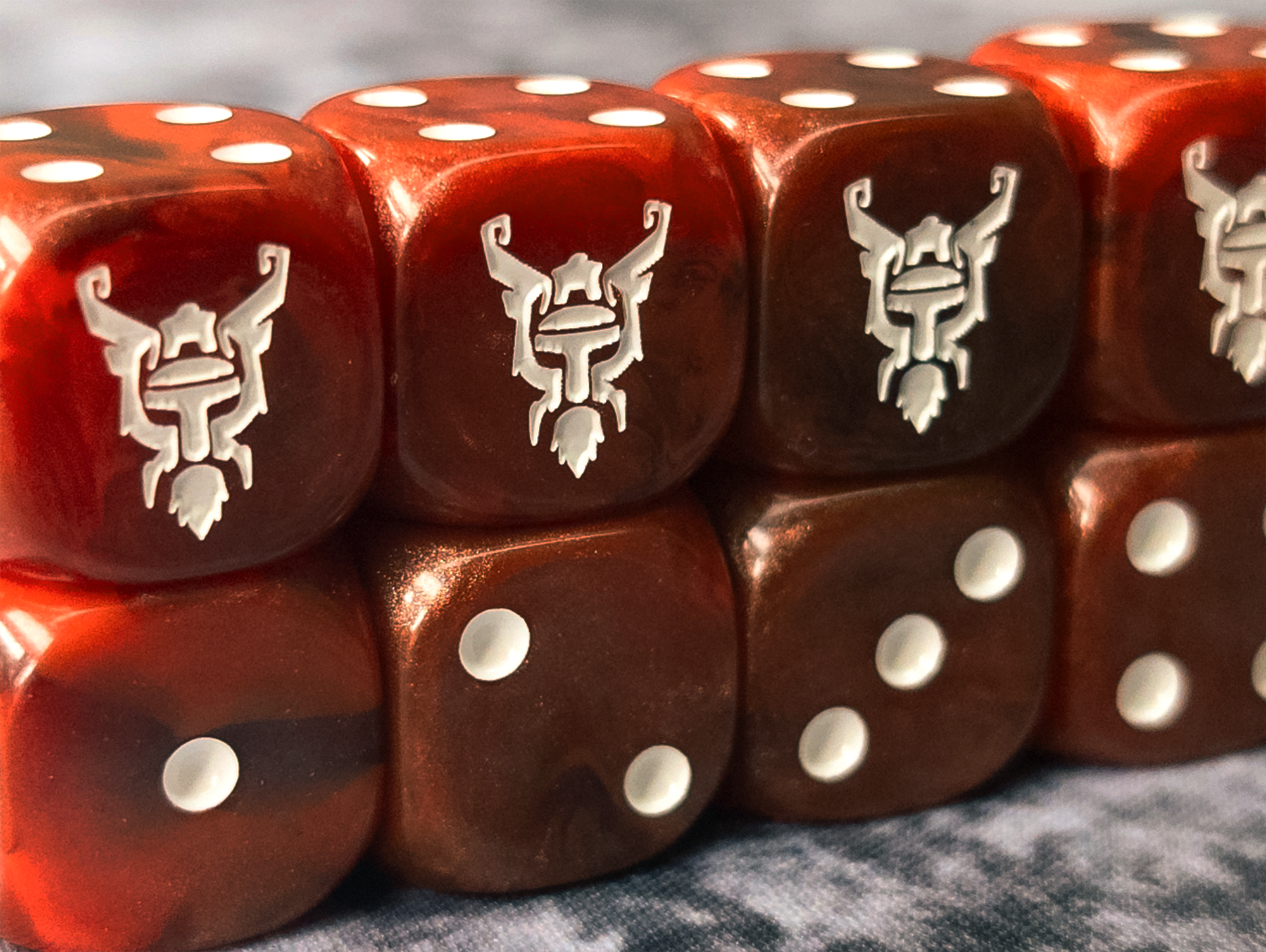 Fenris Workshop Dice Set - Carnage Red x10