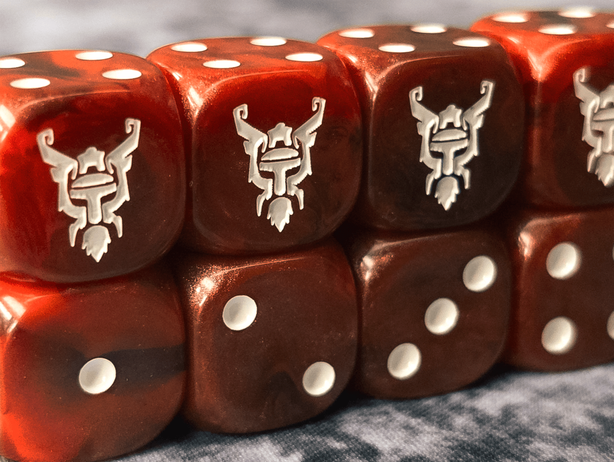 Dés Fenris Workshop - Carnage Rouge x10
