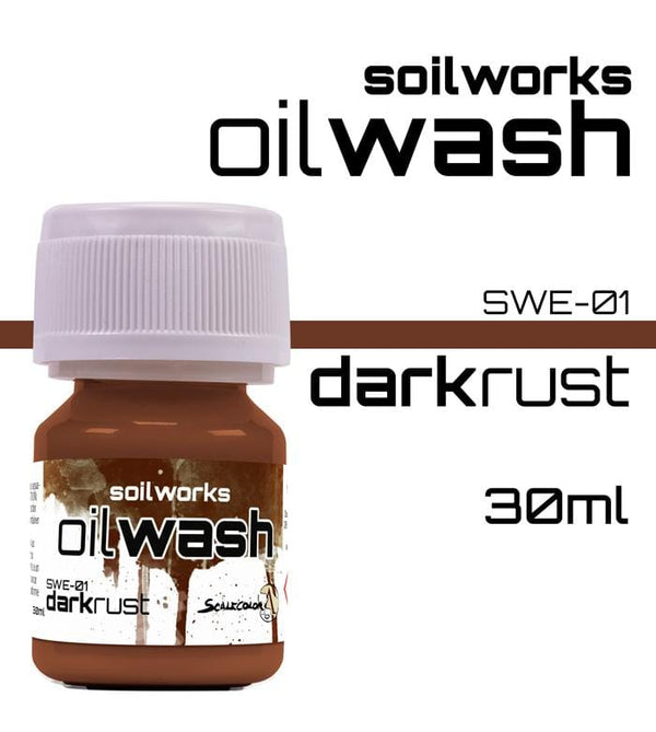 Scale 75 Soilworks Oil Washes 30ml - Dark Rust