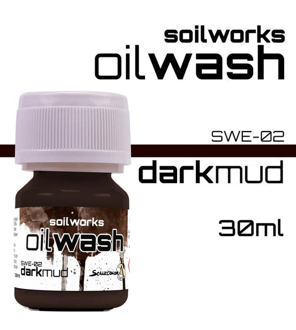 Scale 75 Soilworks Oil Washes 30ml - Dark Mud