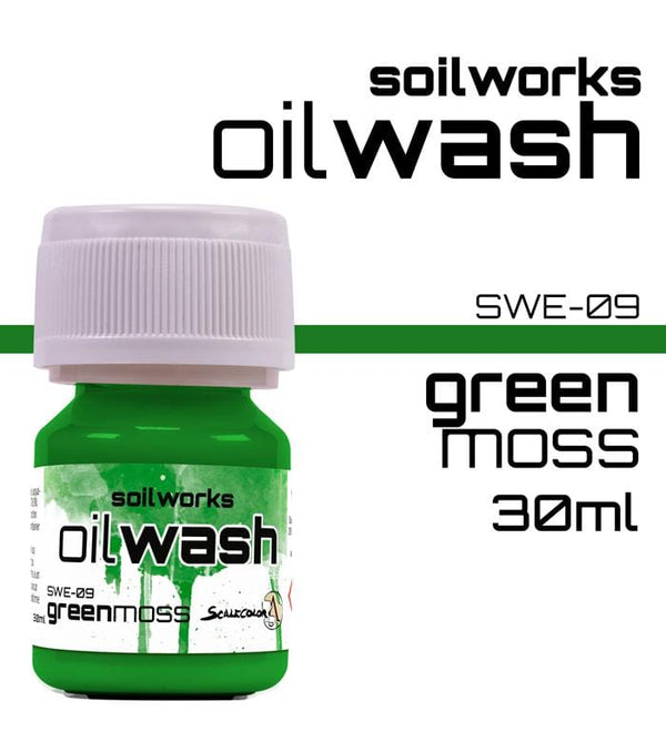 Scale 75 Soilworks Oil Washes 30ml - Green Moss
