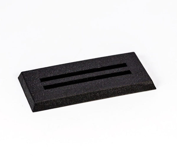 50mm x 25mm Slotted Rectangle Base x5