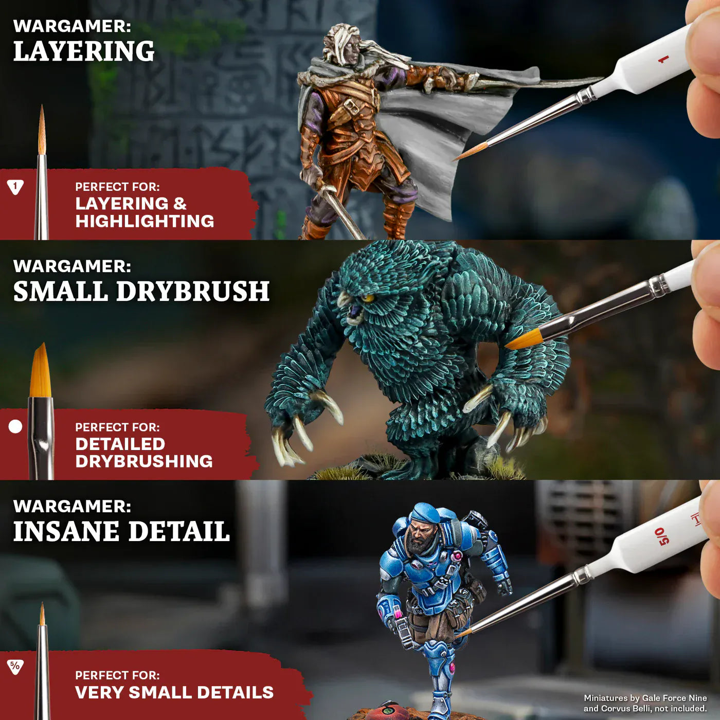 Army Painter Most Wanted Brush Set