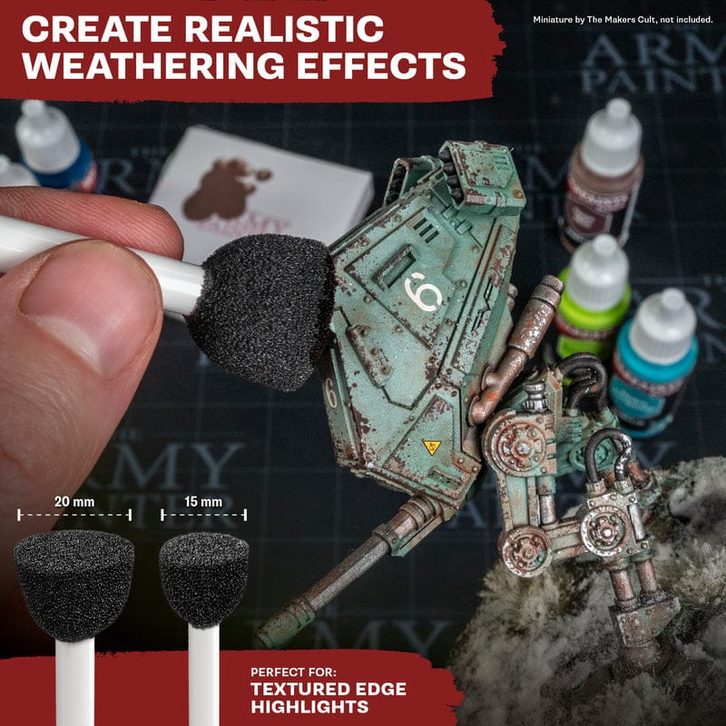 Army Painter Miniature Chipping Brush Set