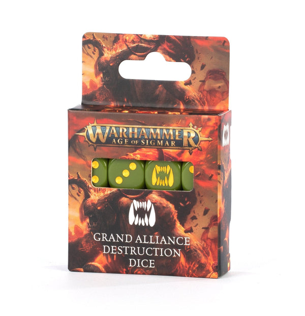 Age of Sigmar Grand Alliance Destruction dice set