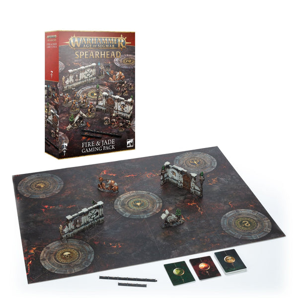Age of Sigmar Fire & Jade Gaming Pack (ENG)