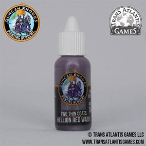 Two Thin Coats by Duncan Rhodes 15ml - Hellion Red Wash