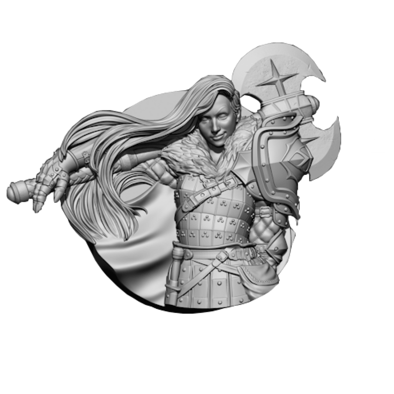 Monument Hobbies Pro Acryl Texture Trainer #1 - The Warrior